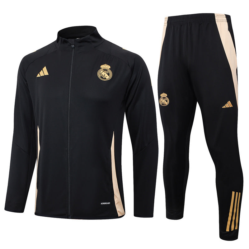 Real Madrid Black Tracksuit 2024/25