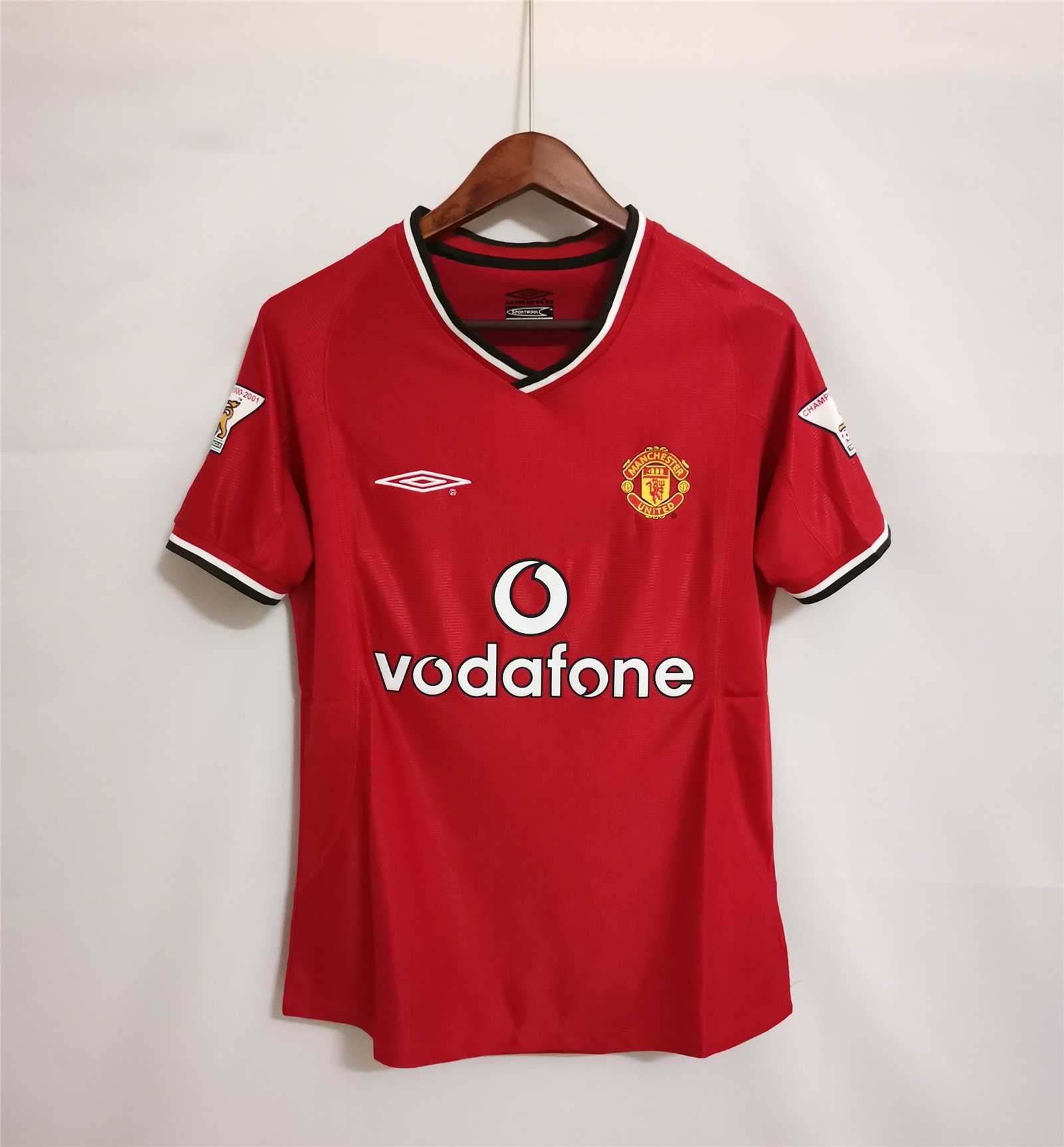 Manchester United Home Shirt 2001/02