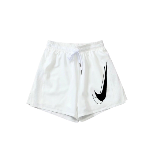 NIKE WHITE/BLACK SHORTS