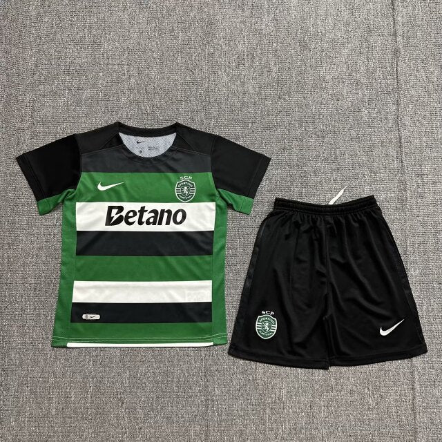 Sporting Lisbon Home Kit 2024/2025 CHILD