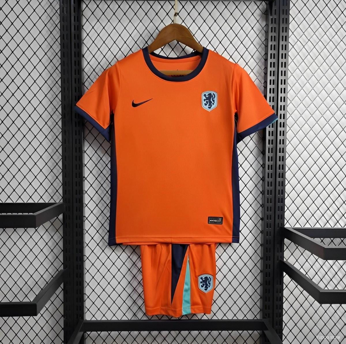 Holland Home 2024 Euro Kids Jersey and Shorts