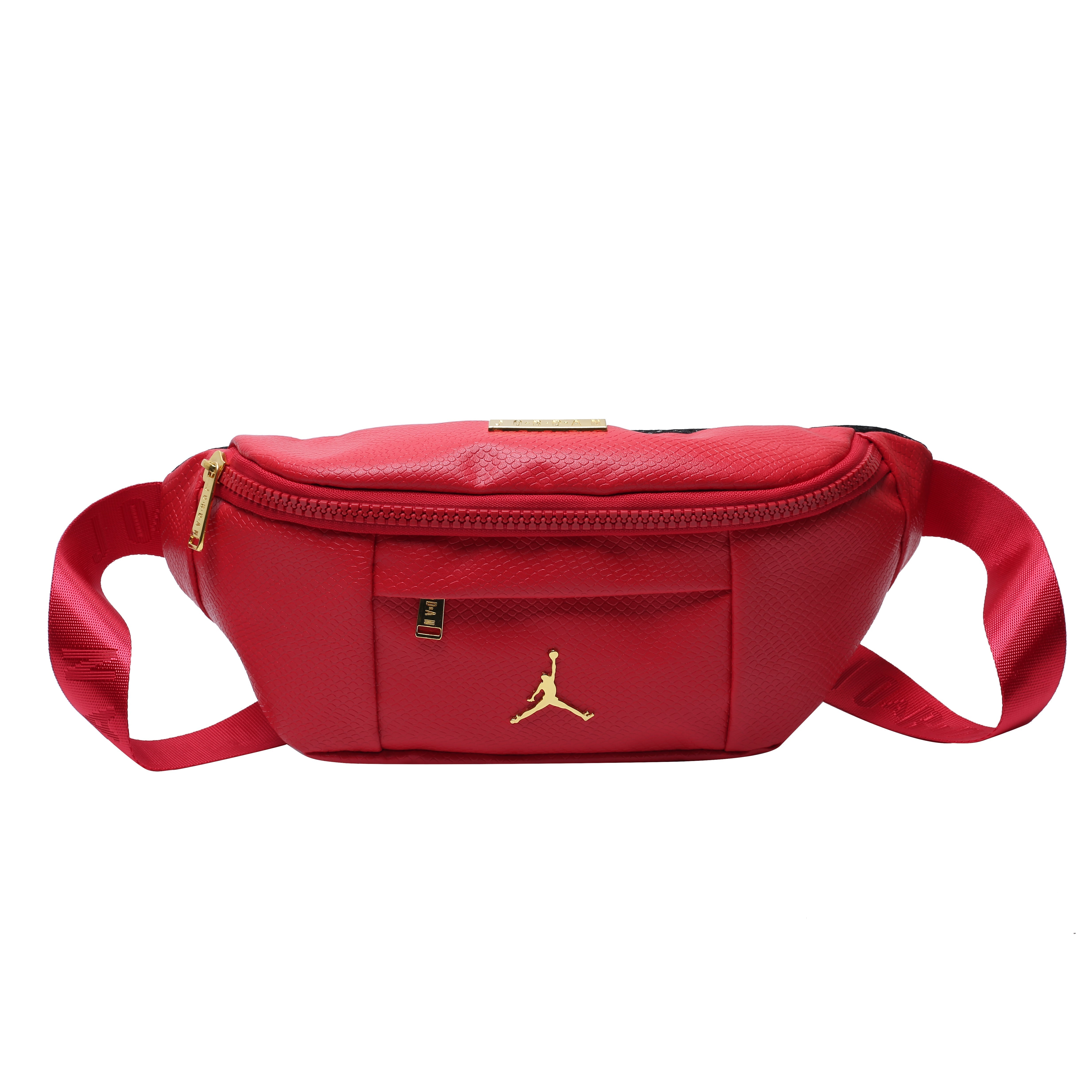 Jordan Red Leather Bum Bag