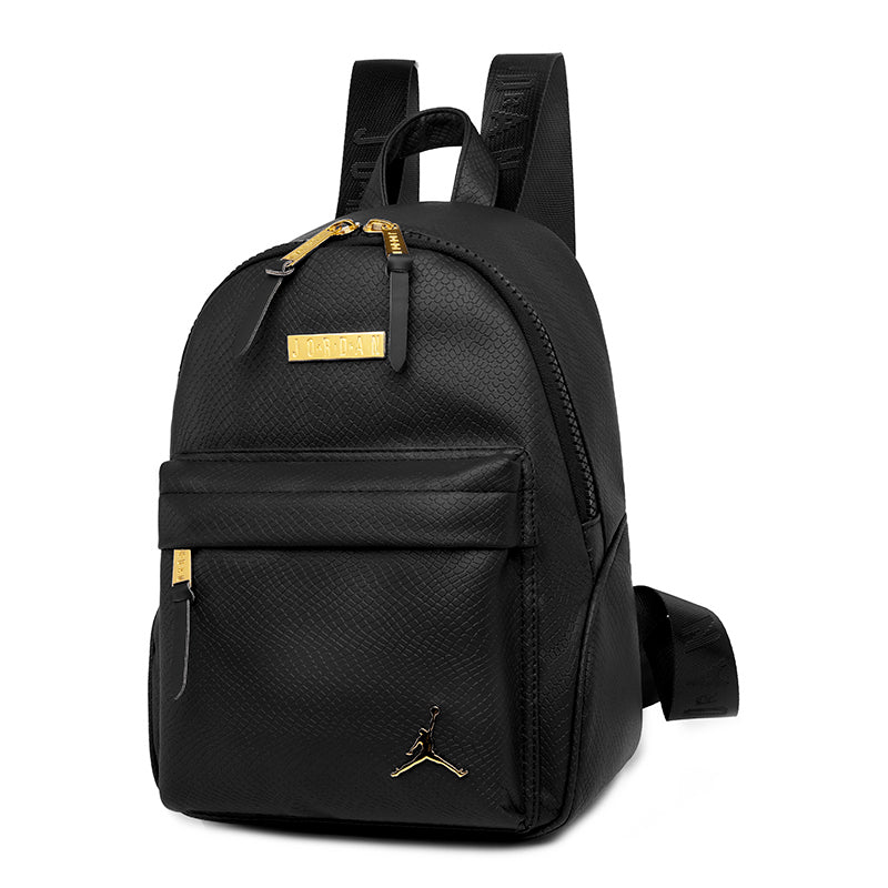 Jordan Leather Backpack Black