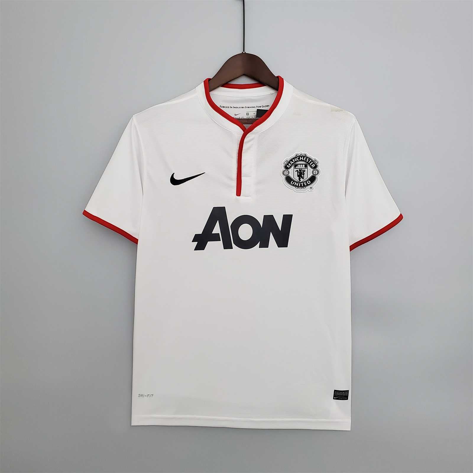 Manchester United 2013/14 White Away Shirt