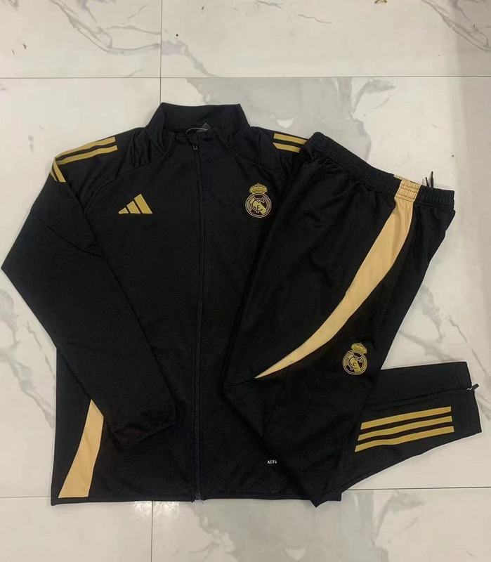 Real Madrid Black Tracksuit 2024/25