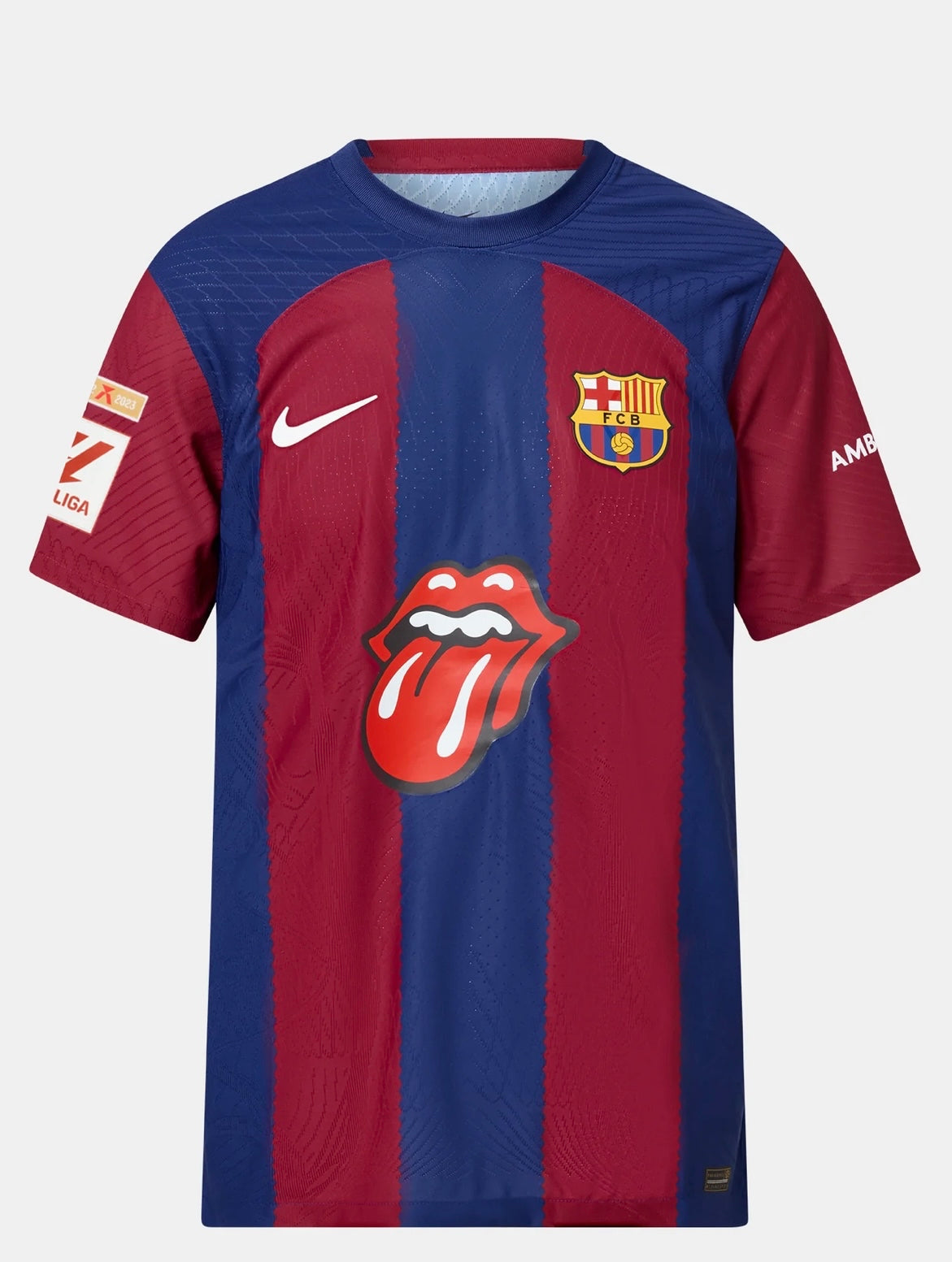 FC BARCELONA x THE ROLLING STONES 23/24 Player Version SHIRT - Limited Edition - LaLiga Winners Patch