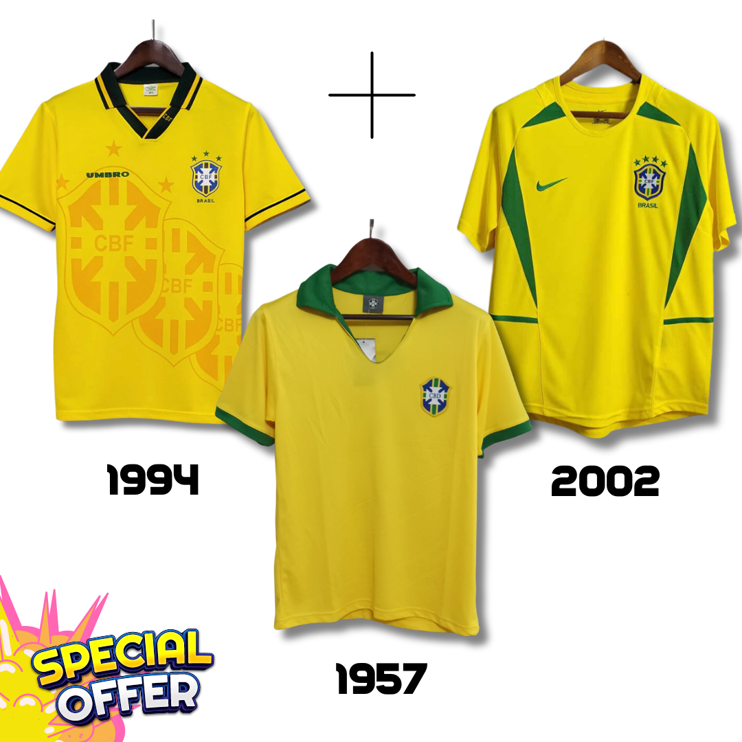 Brazil 2002 + 1994 + 1957 - Special Offer
