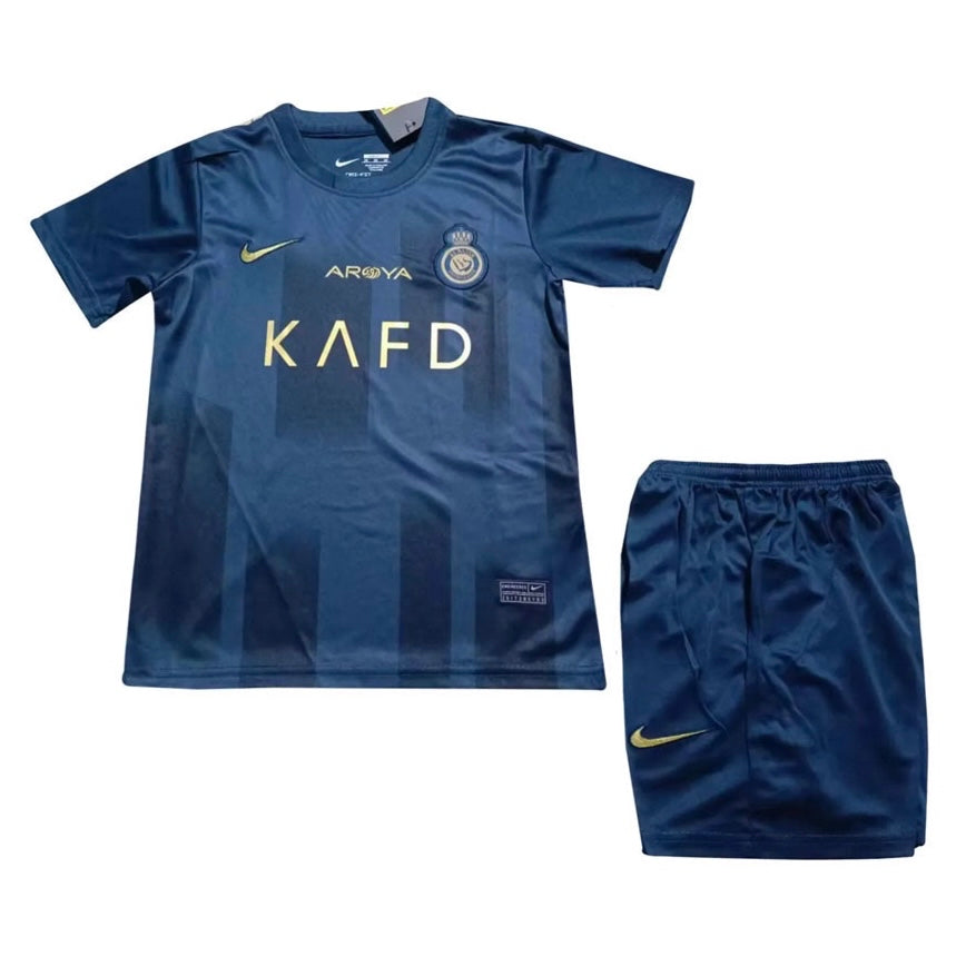 Al-Nassr Away 23/24 Kids T-Shirt and Shorts
