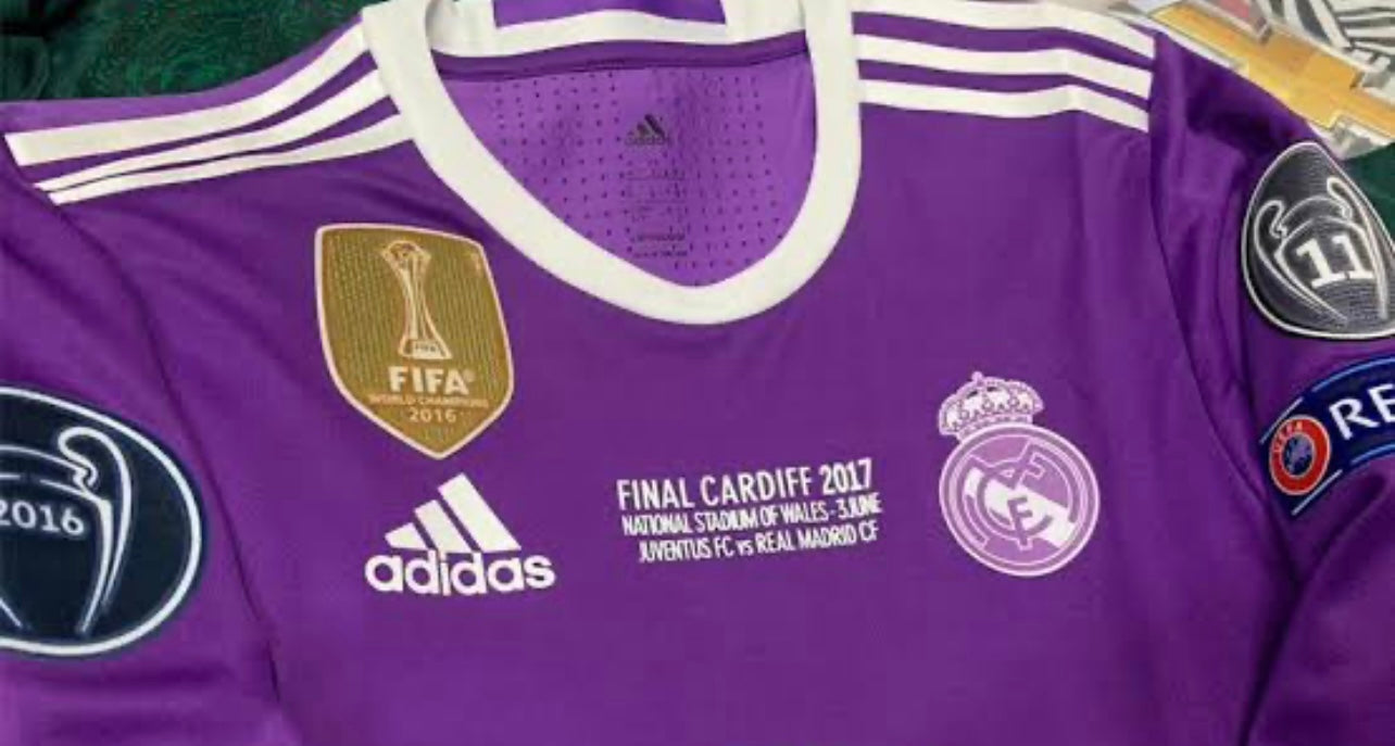 REAL MADRID CHAMPIONS LEAGUE FINALE 2017 SHIRT - With patch