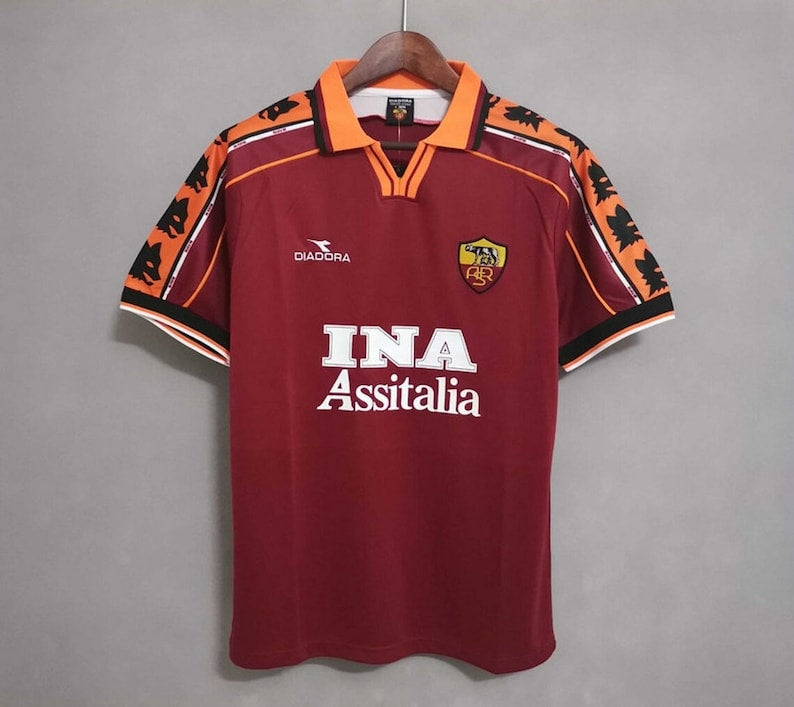 Roma - Home Shirt 1998 - 1999 Adult