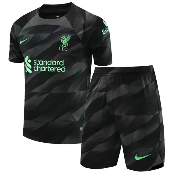 Liverpool Goalkeeper 23/24 Kids T-Shirt and Shorts