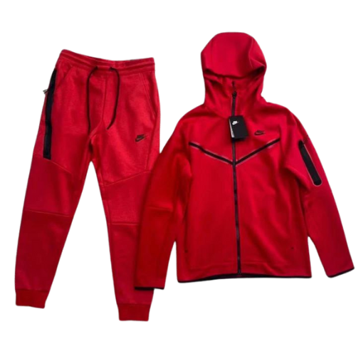 NIKE TECH HOODIE KIT + RED TRACKSUIT 2021/22