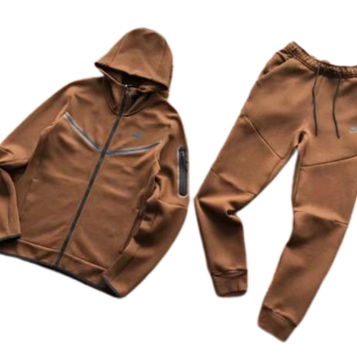 NIKE TECH BROWN SWEATSHIRT + TRACKSUIT KIT 2021/22