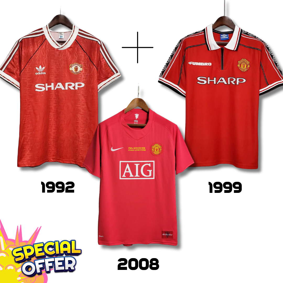 Manchester United 2008 + Manchester United 1999 + Manchester United 1992 - Special Offer