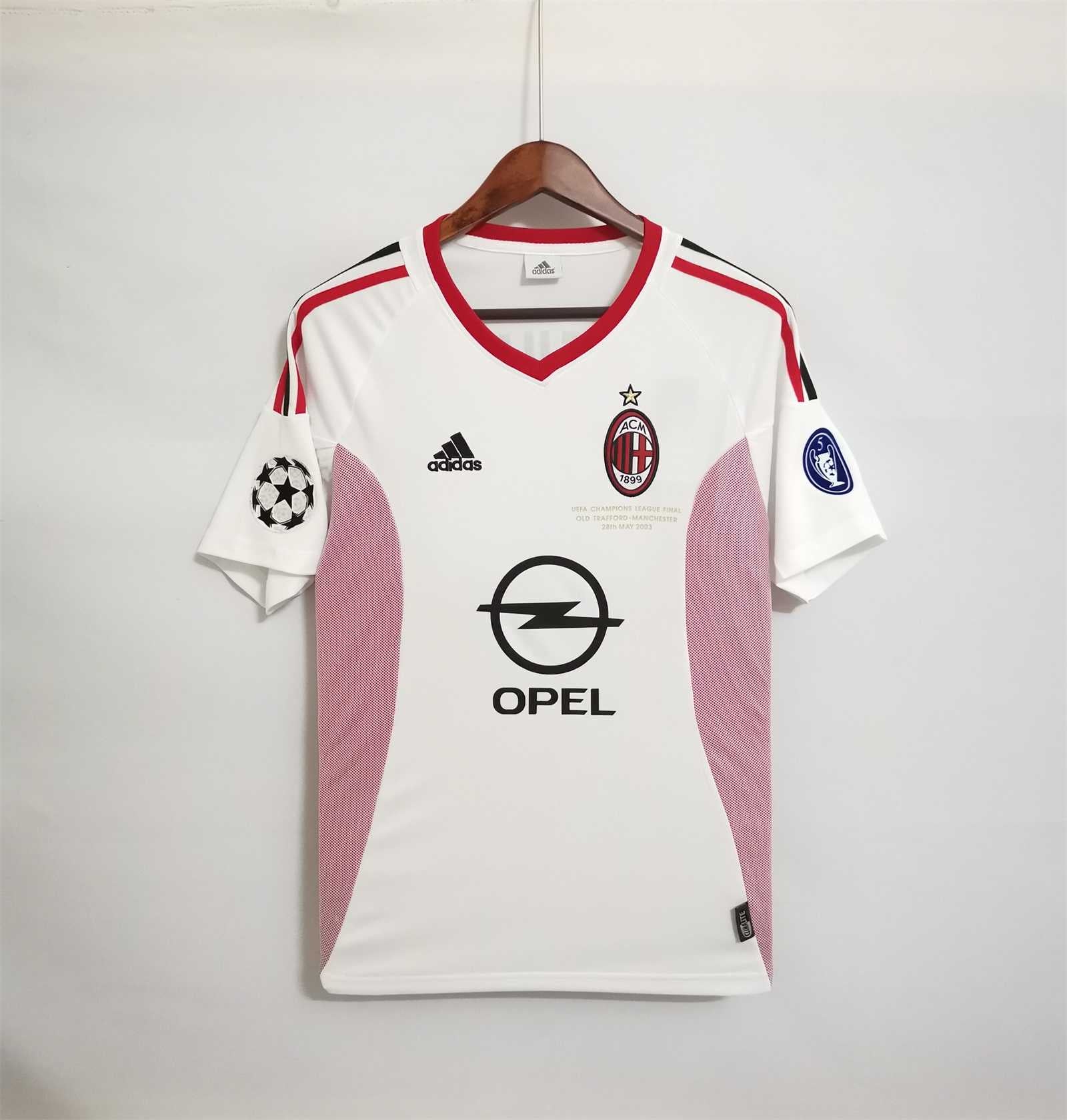 Milan - Away Shirt 2002-03 - UCL Final