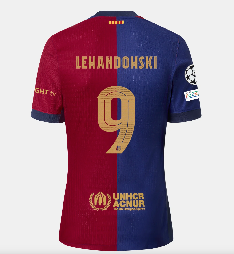 Barcelona 9 Lewandowski Player Version