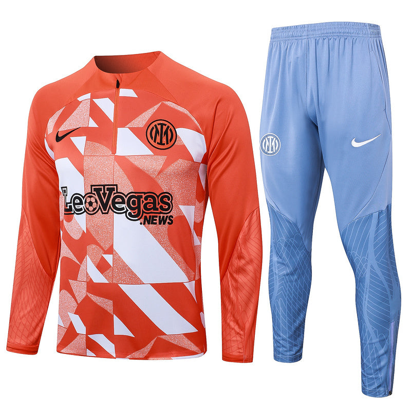 Inter 2024/25 Orange Tracksuit - Adult