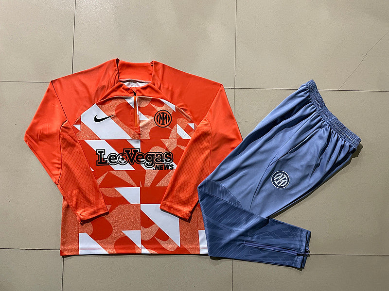Inter 2024/25 Orange Tracksuit - Adult