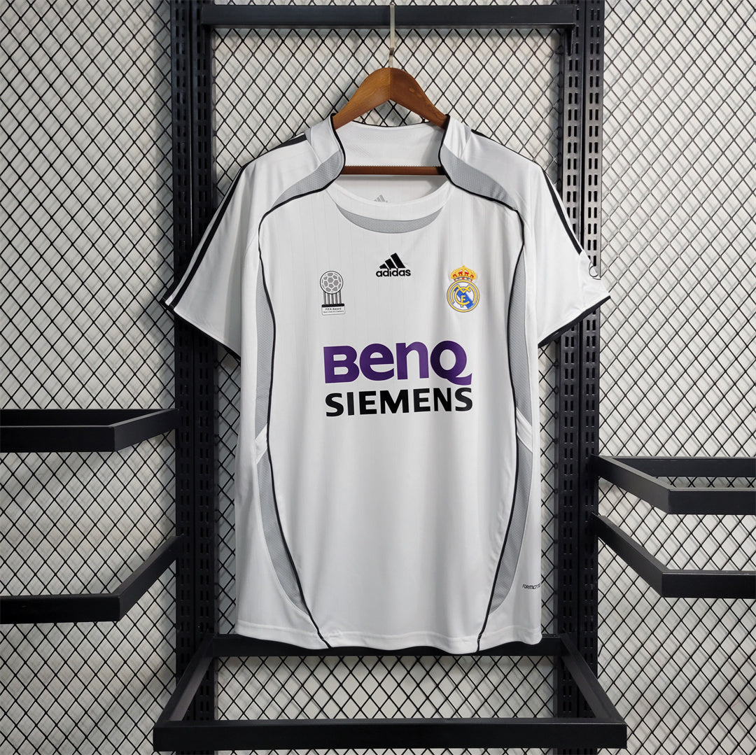 Real Madrid Home White Shirt 2006/07