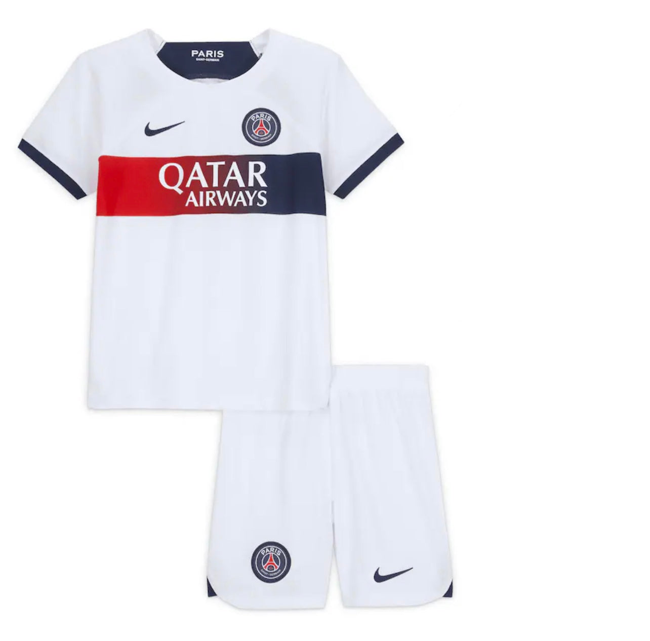 PSG Away 23/24 Kids T-Shirt and Shorts