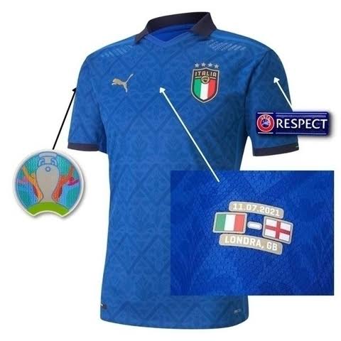 Italy Jersey With Eurocup Patches