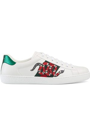 Gucci White Sneakers SNAKE