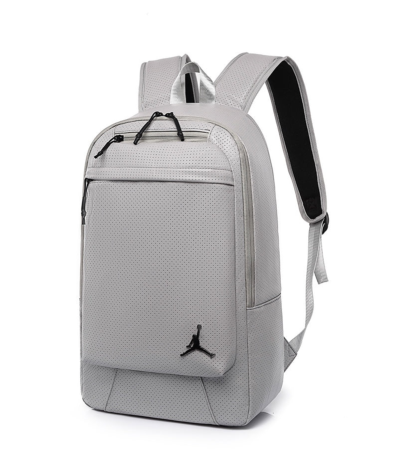 Jordan Leather Backpack Grey