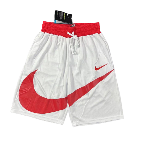NIKE WHITE/RED SHORTS
