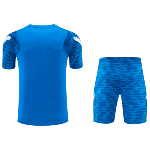 BARCELONA 2021/22 TRAINING TOTAL BLUE JERSEY + SHORTS KIT