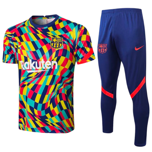 MULTICOLOR SHIRT KIT + BARCELONA TRACKSUIT 2021/22