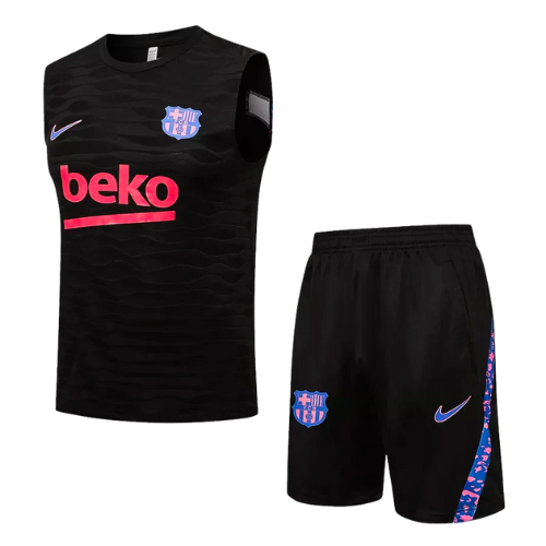 BARCELONA 2021/22 SLEEVELESS JERSEY + SHORTS KIT