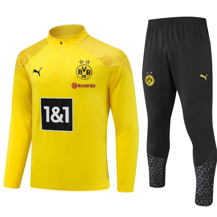 Borussia Kids Football Tracksuit Set 23/24