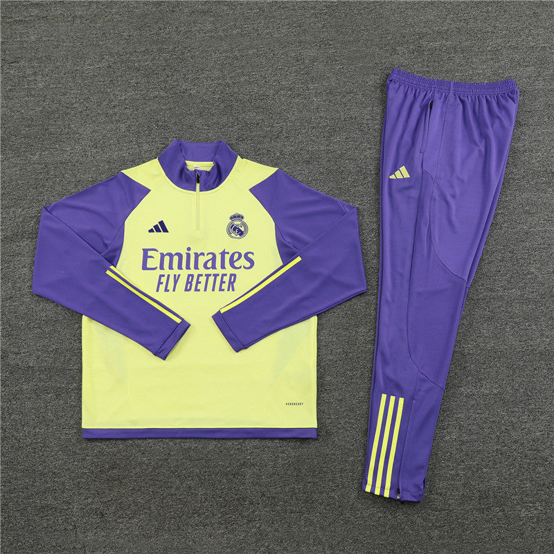 Real Madrid Kids Football Tracksuit Set 23/24