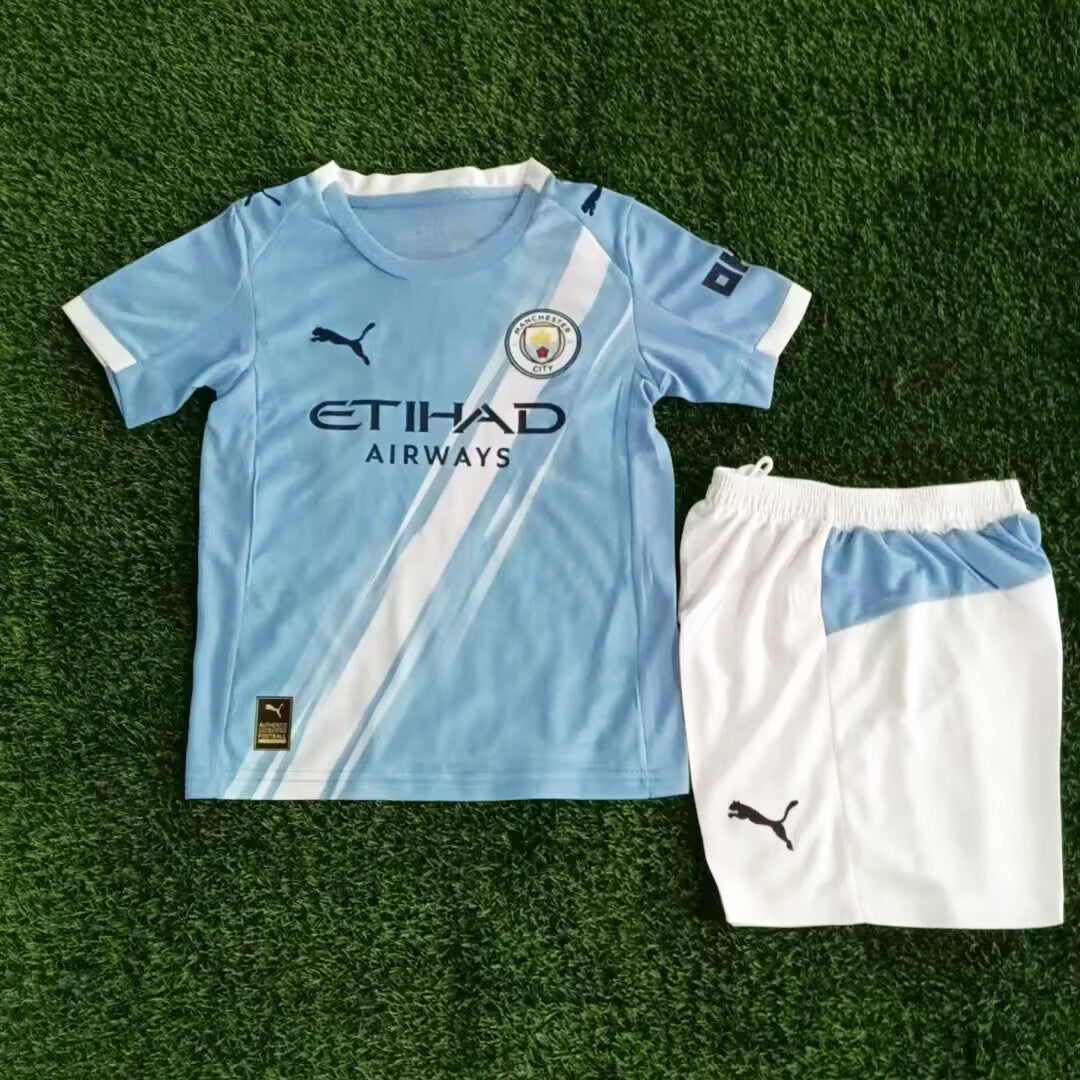 Manchester City Home Kit 2024/2025 CHILD