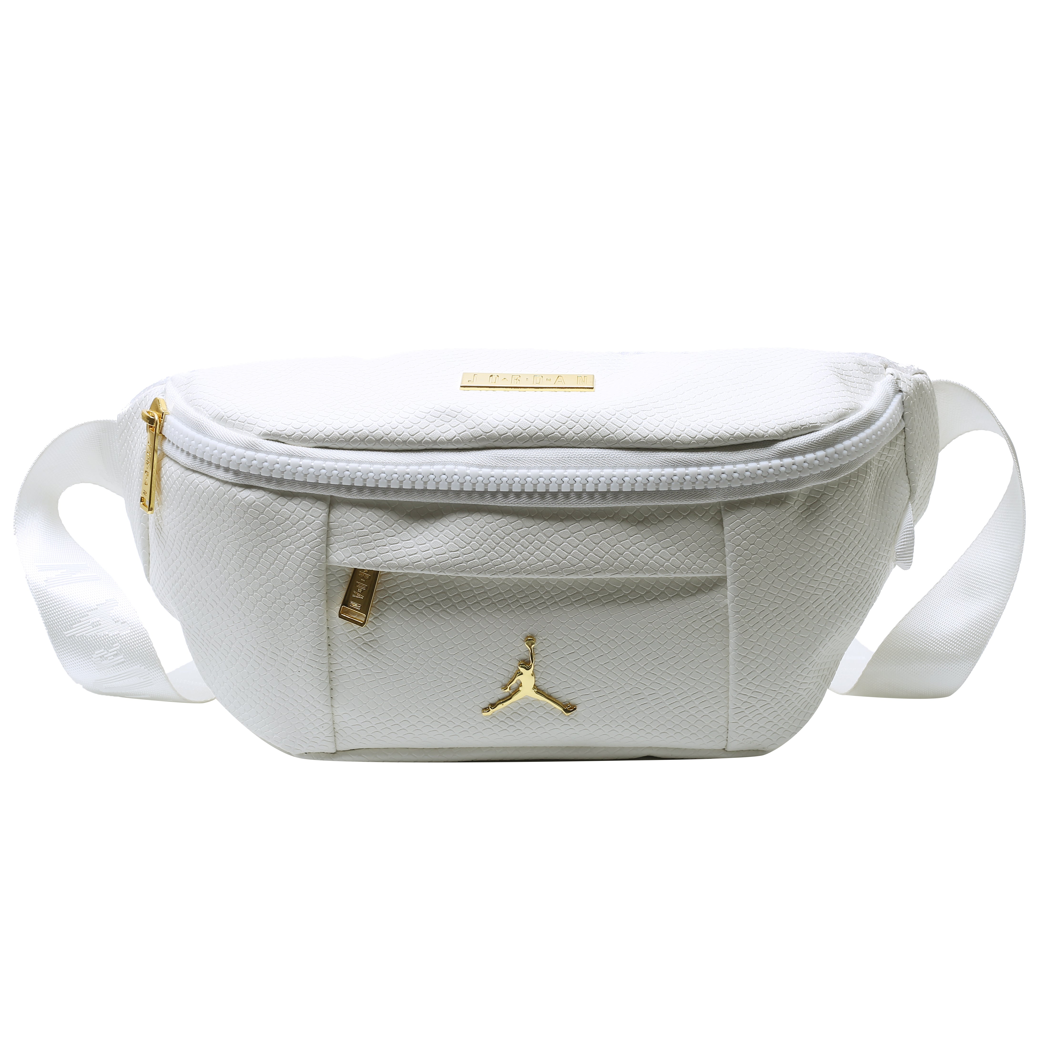 Jordan White Leather Bum Bag