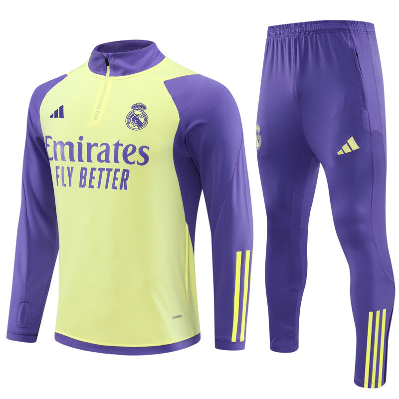 Real Madrid Kids Football Tracksuit Set 23/24