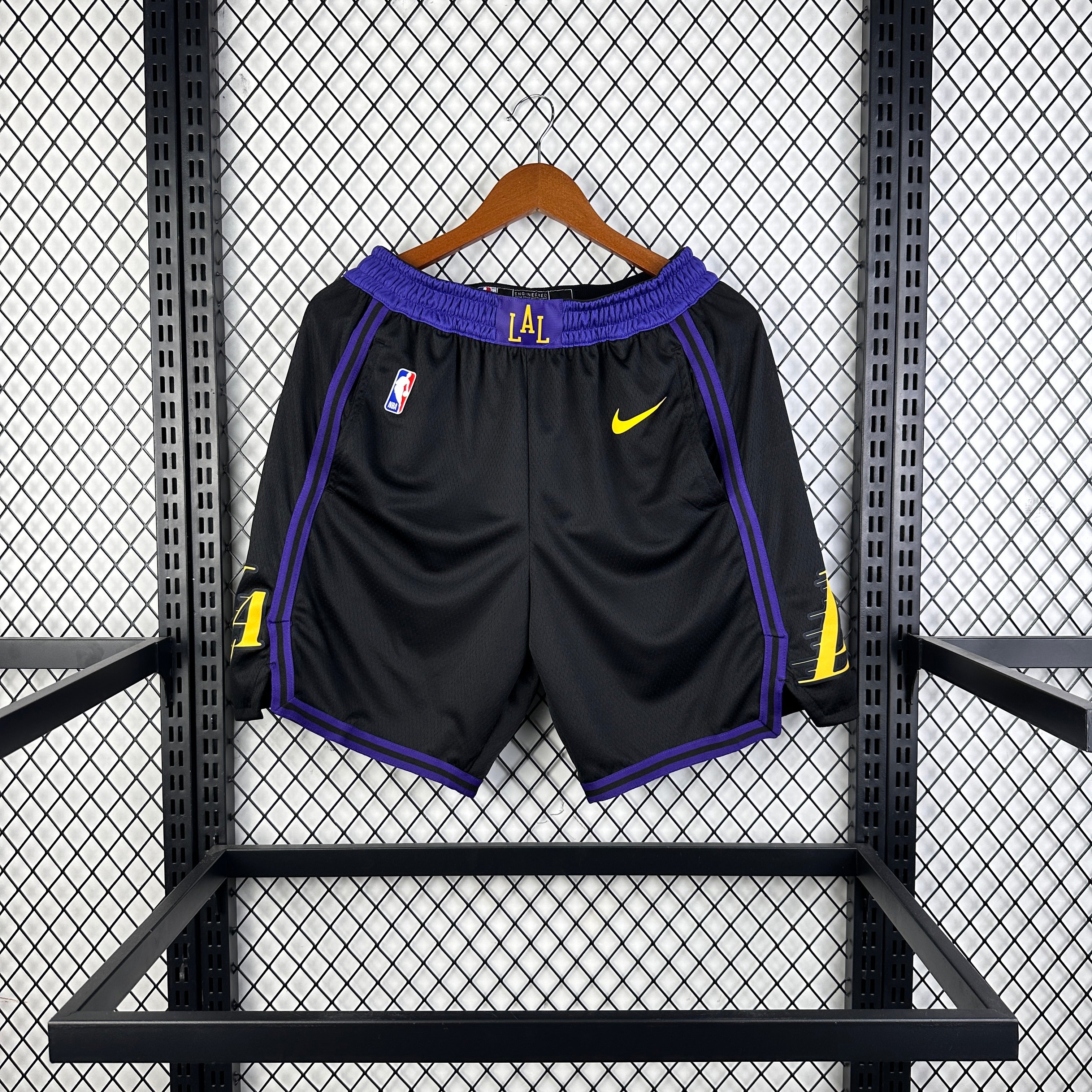 Los Angeles Lakers Adult Basketball Shorts 2024