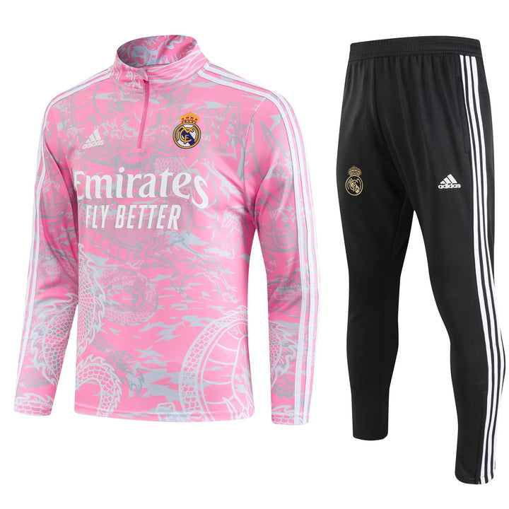 Real Madrid Kids Football Tracksuit Set 23/24