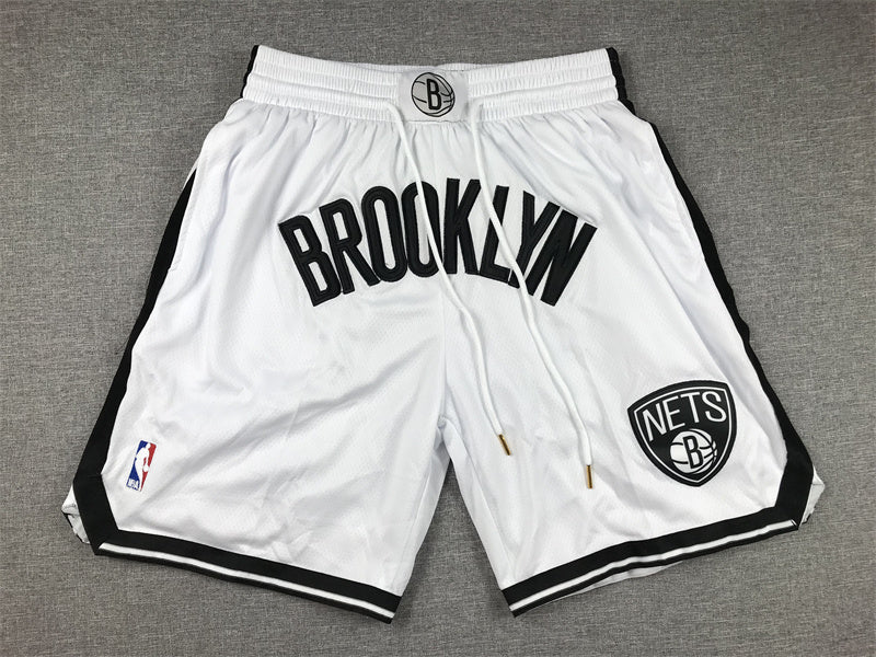 Brooklyn Nets Adult Basketball Shorts 2024