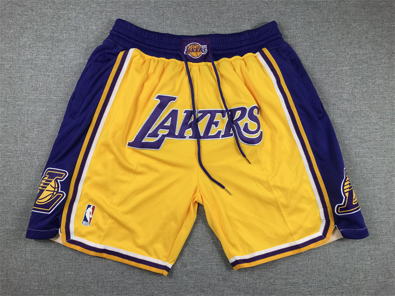 Los Angeles Lakers Adult Basketball Shorts 2024