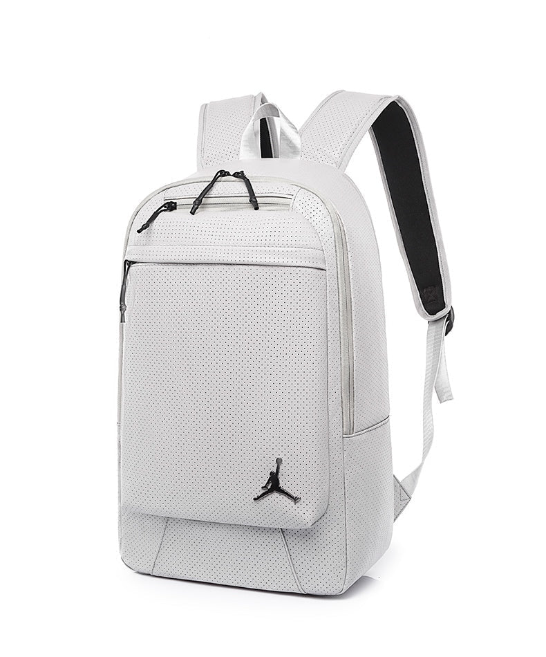 Jordan Leather Backpack White