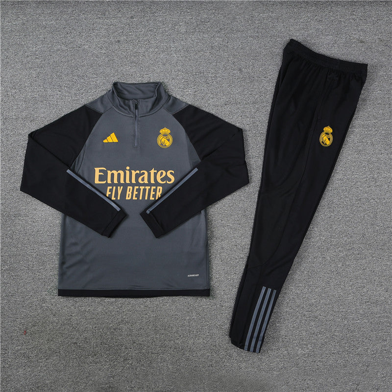 Real Madrid Kids Football Tracksuit Set 23/24