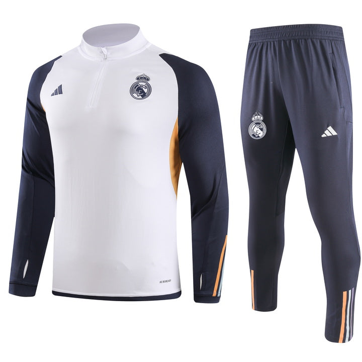 Real Madrid Kids Football Tracksuit Set 23/24