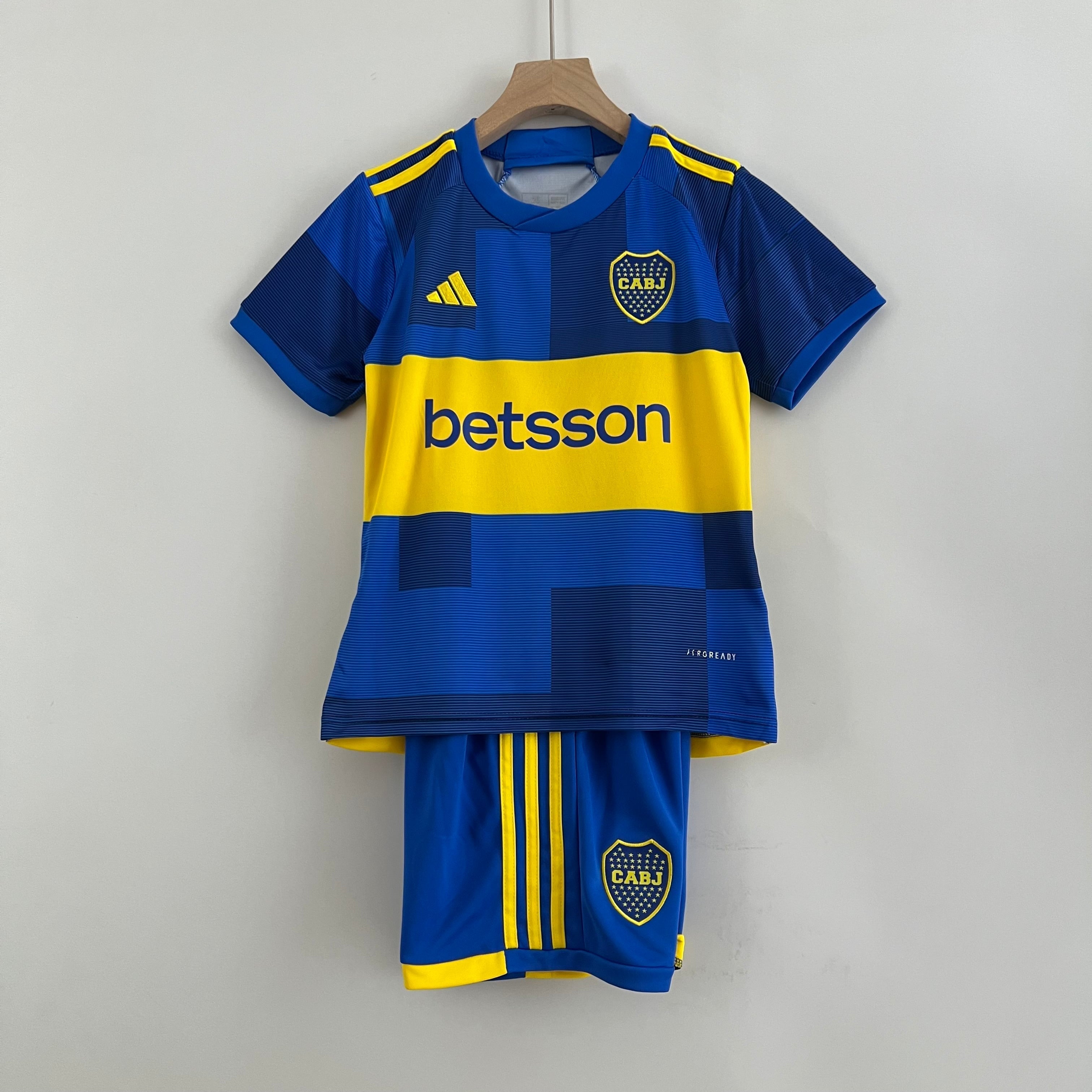 Boca Juniors Home 23/24 Kids T-Shirts and Shorts