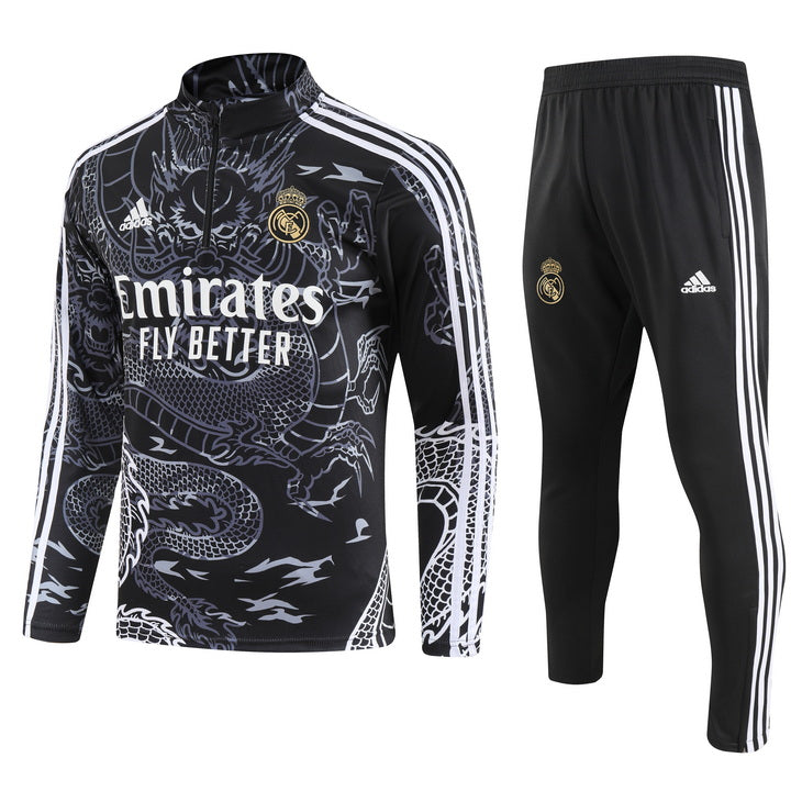 Real Madrid Kids Football Tracksuit Set 23/24