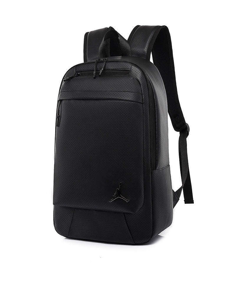 Jordan Leather Black Backpack