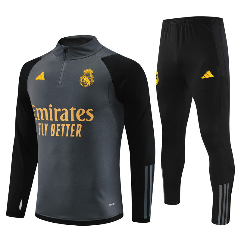 Real Madrid Kids Football Tracksuit Set 23/24