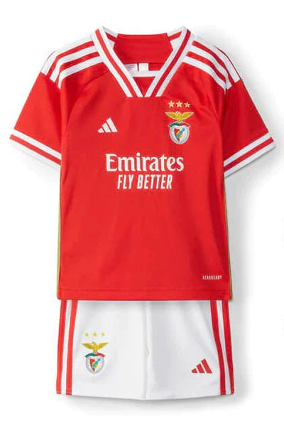 Benfica Home 23/24 Kids T-Shirts and Shorts