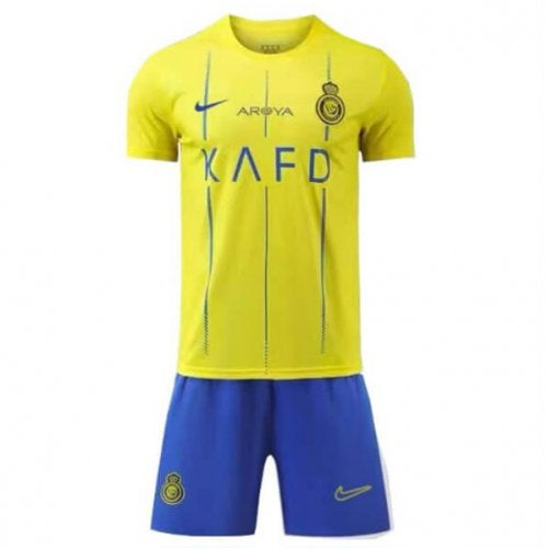 Al-Nassr Home 23/24 Kids T-Shirts and Shorts
