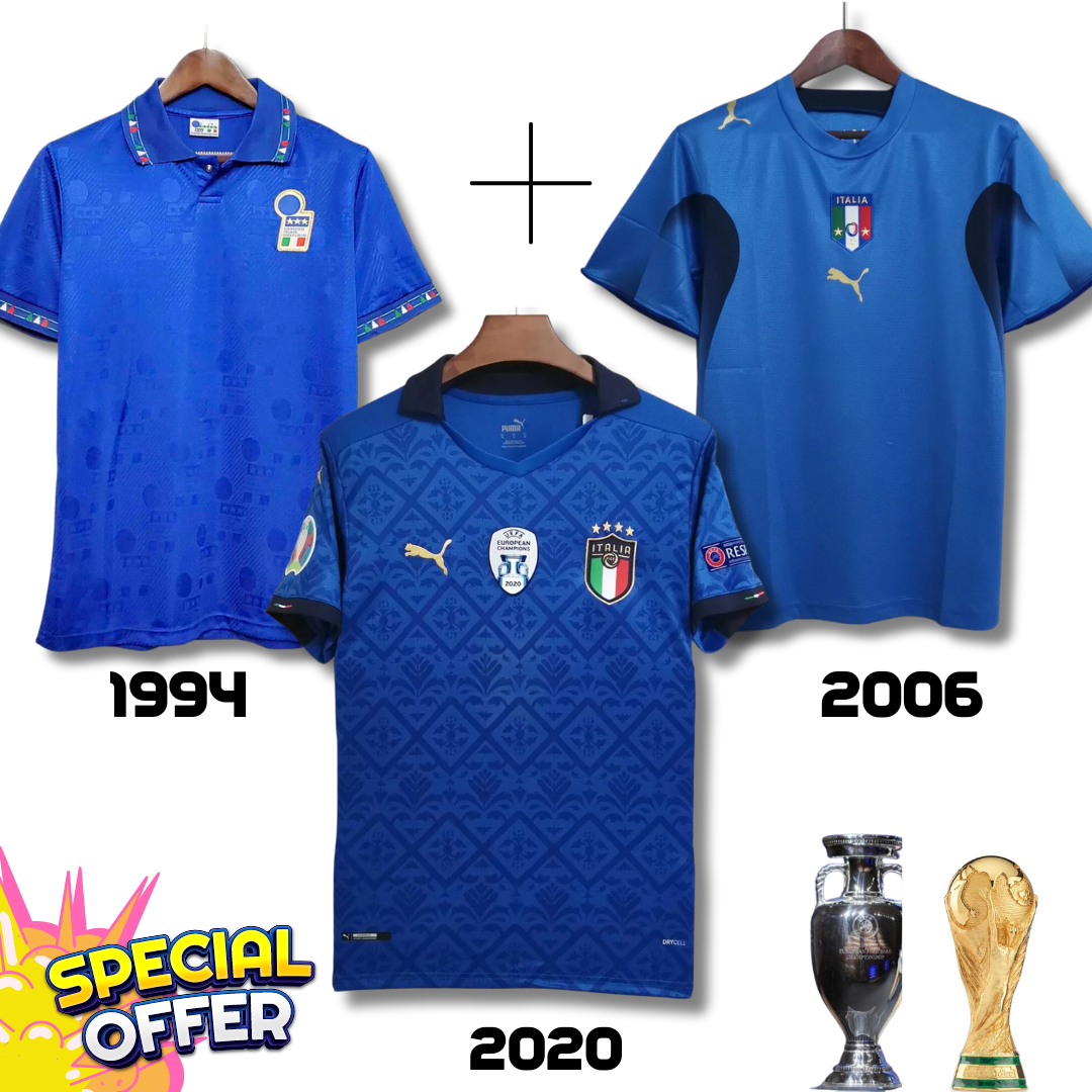 Italy 2020 + Italy 2006 + Italy 1994 - Special Offer